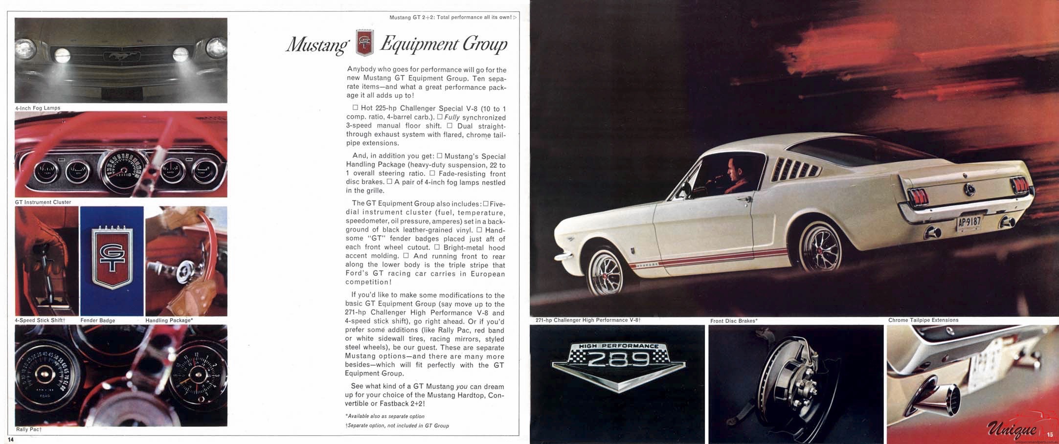 1965 Ford Mustang Brochure Page 4